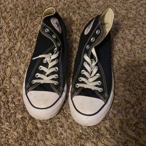 Black hi top converse